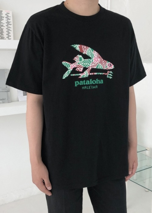 피쉬 파타알로하 티셔츠 (2 color)